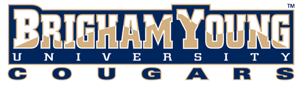 Brigham Young Cougars 1999-2004 Wordmark Logo Sticker Heat Transfer